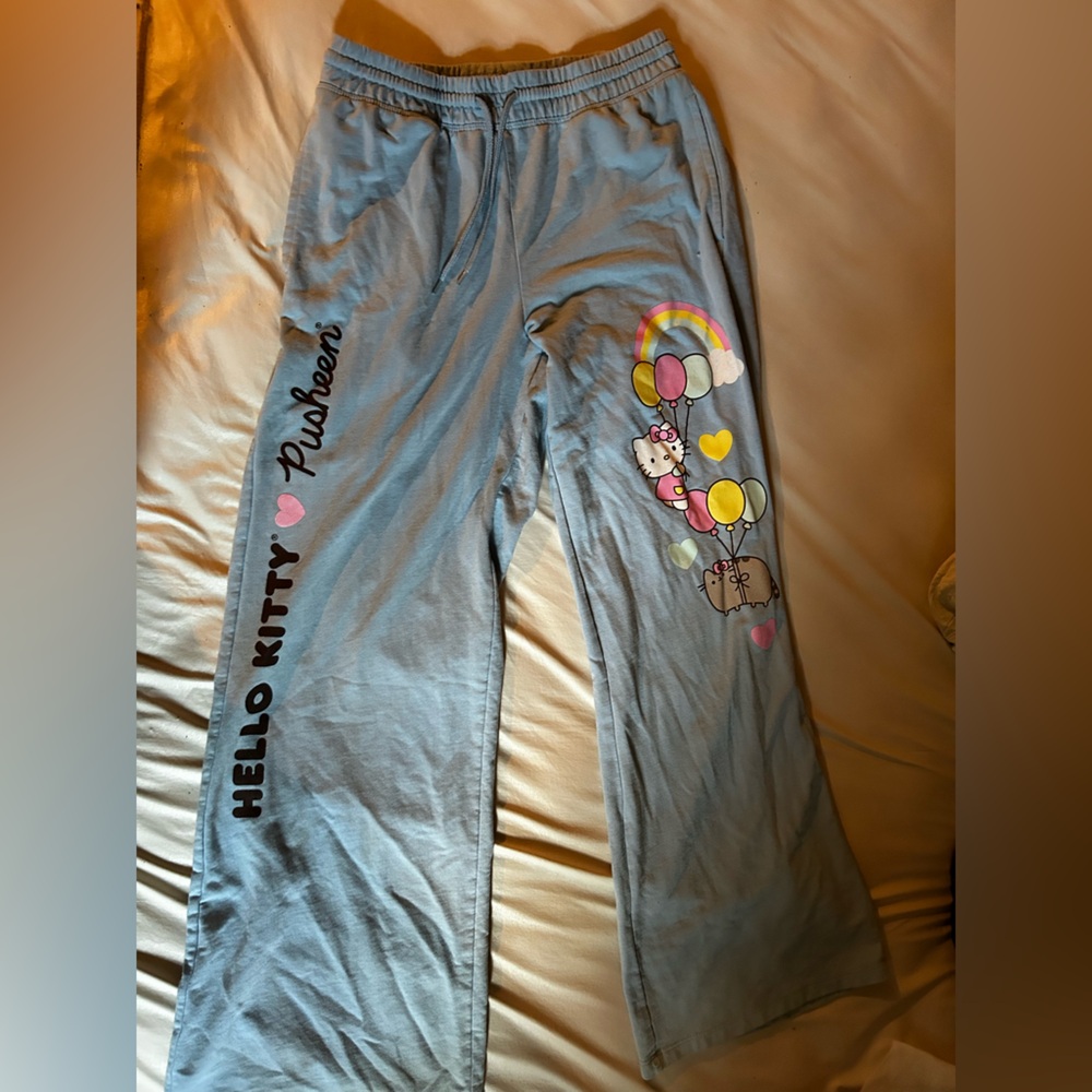 Hello Kitty Light Blue Pajama Pants